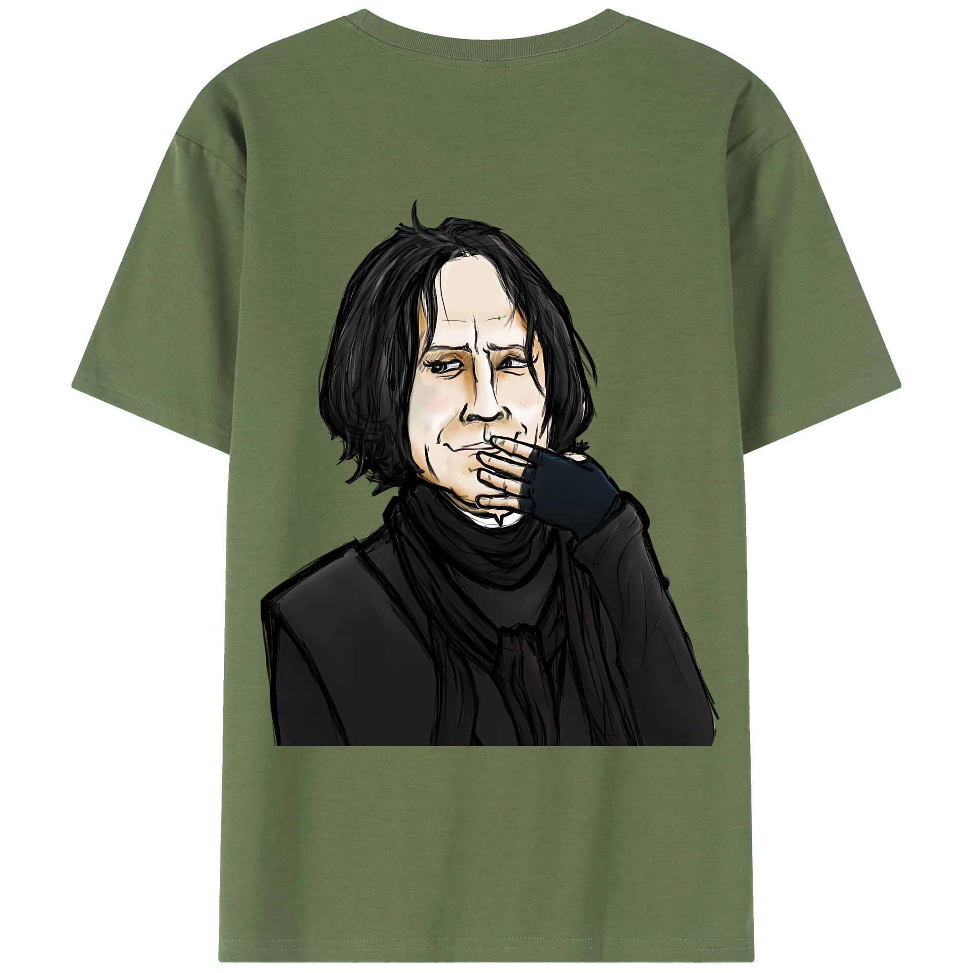 （画像用） Harry Potter ハリー・ポッターシリーズ 綿100％ メンズ半袖Tシャツ（バックプリント） 通気性